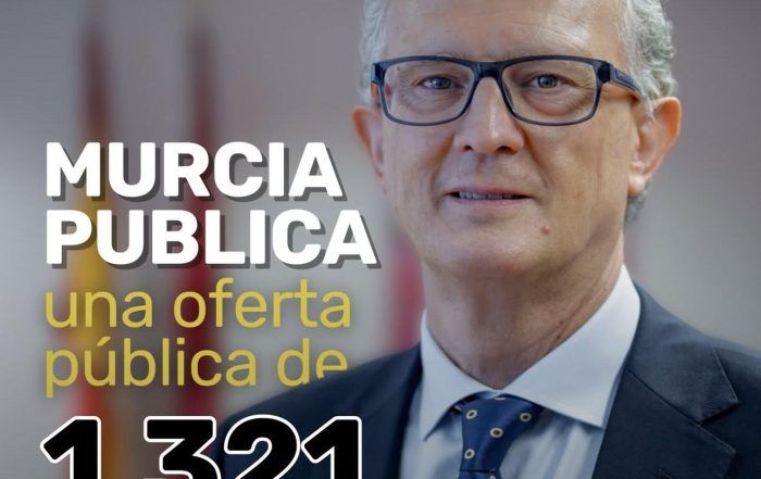 murcia publica una oferta de 1.321 plazas en el sector sanitario