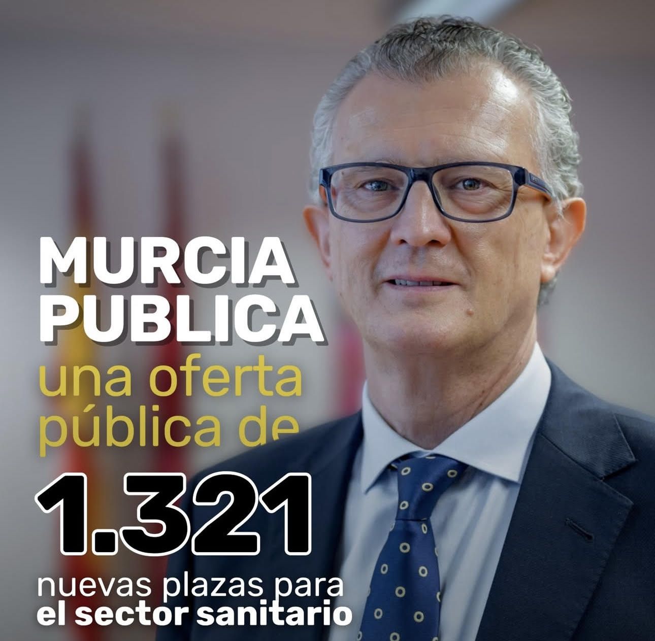 murcia publica una oferta de 1.321 plazas en el sector sanitario